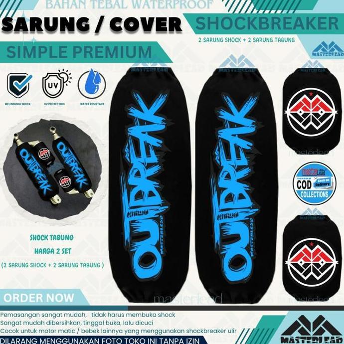 DV375 - Masterlead Sarung Shock Tabung Shock Ohlins YSS WP KTC Kytaco RCB Racing Boy universal Honda
