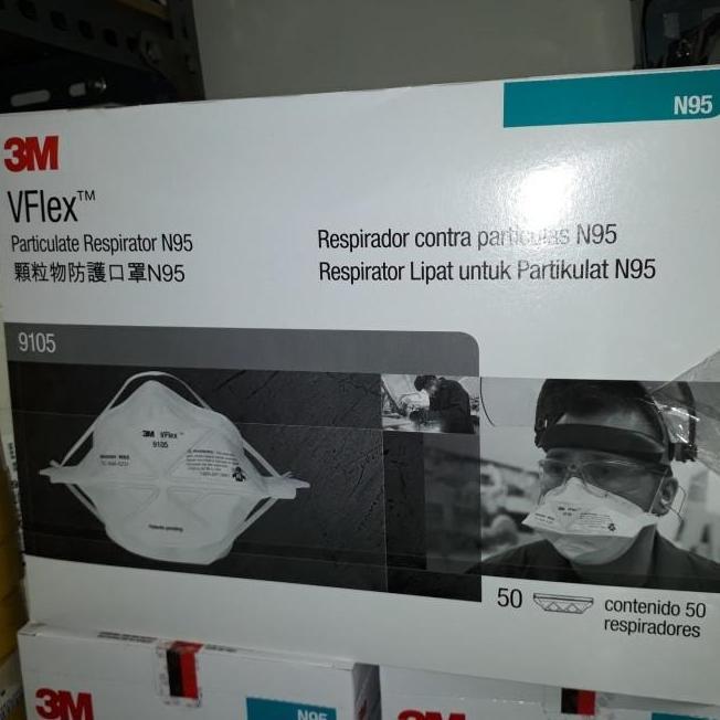 3M Masker N95 type 9105,isi 50 pcs/box.