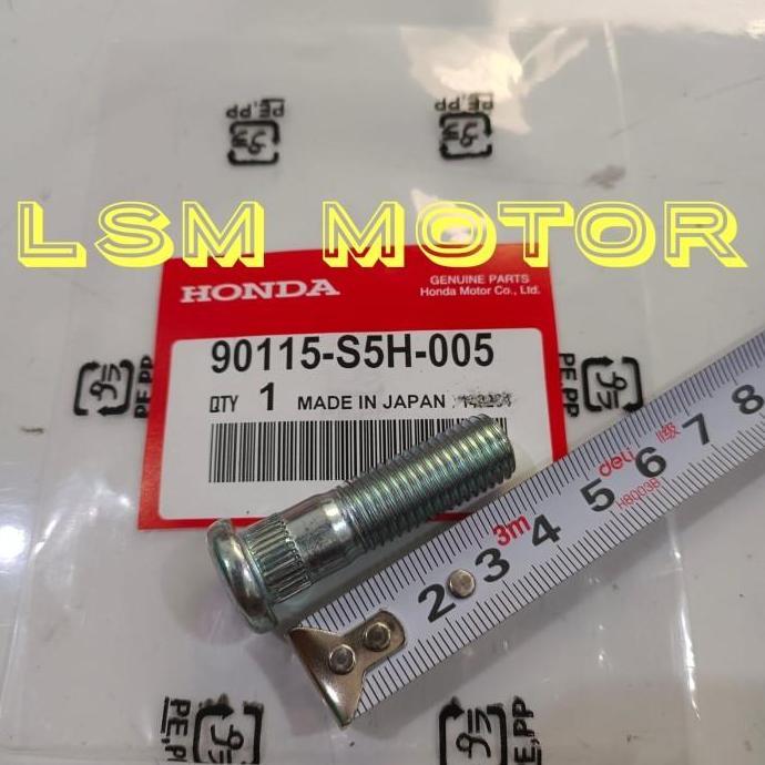 DE118 - baut roda panjang Honda uni jazz Mobilio Brio brv Genio city asli