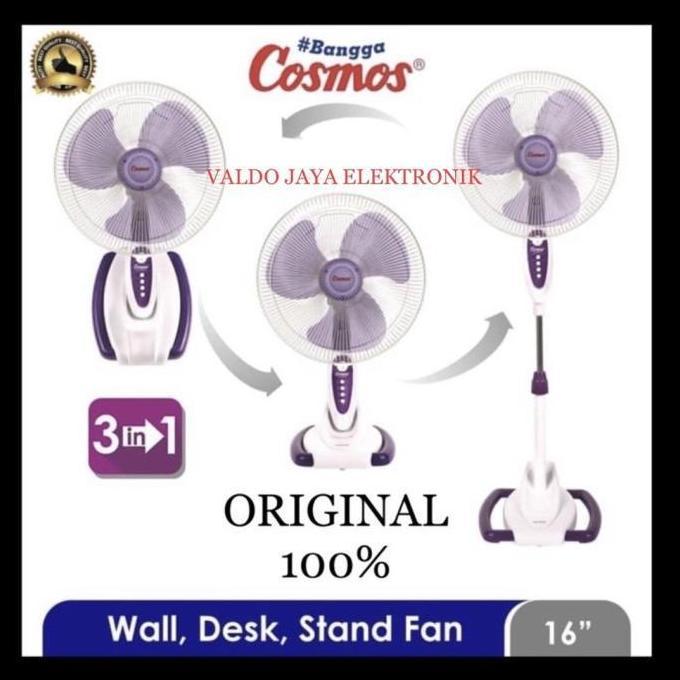 DE104 >> COSMOS Kipas Angin 3 in 1 16-SO33/Kipas Angin Cosmos/Kipas Angin Multi