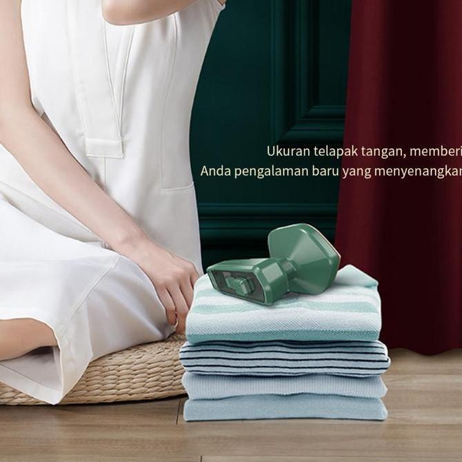DE19 >> Setrika Mini Kecil Listrik / Setrika Uap Portable / Setrika Uap Mini / Setrika Uap Baju Gant