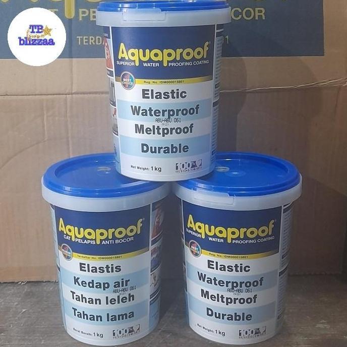 DV106 - Aquaproof 1 kg Aquaproof Abu Putih Hitam Abu Muda Waterproof Elastex AntiBocor Variasi Warna