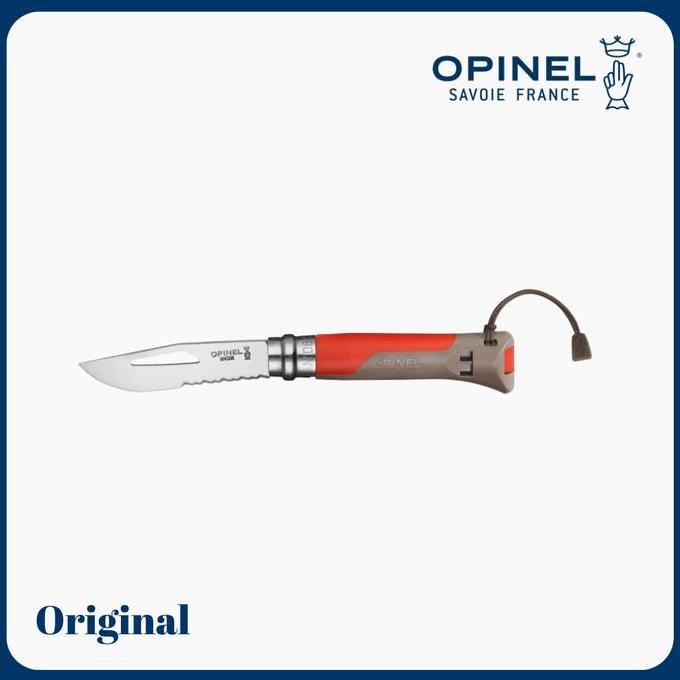 Opinel N 08 Outdoor Earth - Red