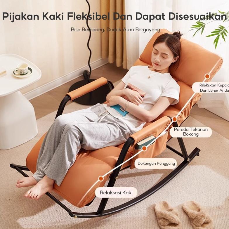 KUCADI [Pengiriman Dari Medan ] Kursi Goyang Santai Kursi Sofa Malas Kursi Tidur Sofa Kursi Sofa Mul