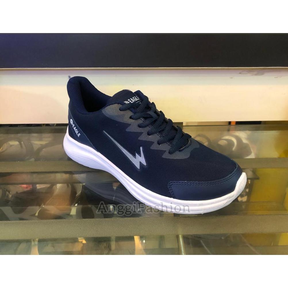 Sepatu Sneakers Running Eagle Atlas Navy/White/Black