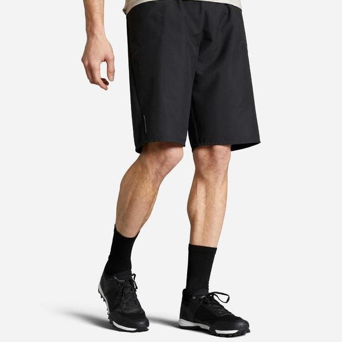 Decathlon Rockrider Celana Pendek Sepeda Gunung St 100 - Hitam - 8562103