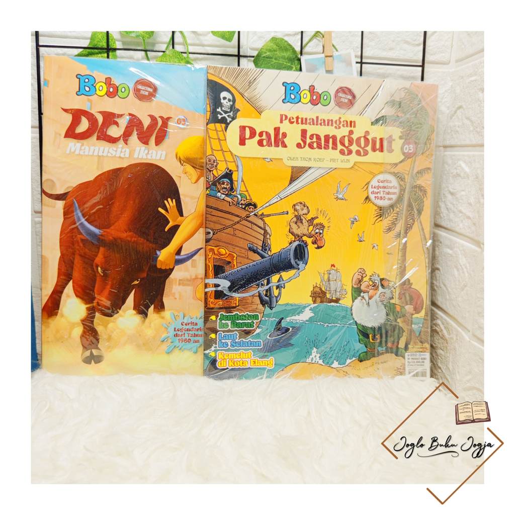 [Segel Terbuka-Original] BOBO Edisi Koleksi Terbatas (ASLI dari PENERBIT) | Bobo Deni si Manusia Ika