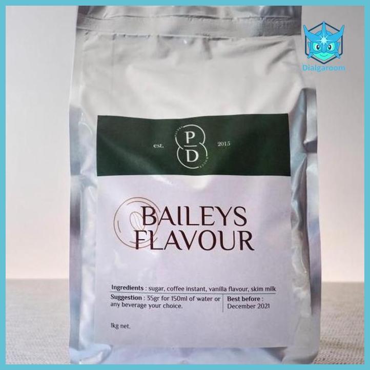 ( COKLAT ) BAILEYS POWDER/BUBUK BAILEYS IMPORT 1 KG ASLI/BUBUK BAYLES REPAC 1 KG BAHAN KUE  COKLAT B