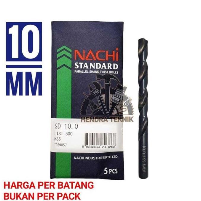 BOR BESI HSS 10MM HITAM HD MATA BOR BAJA 10 MM MATA BOR DRILL ORIGINAL
