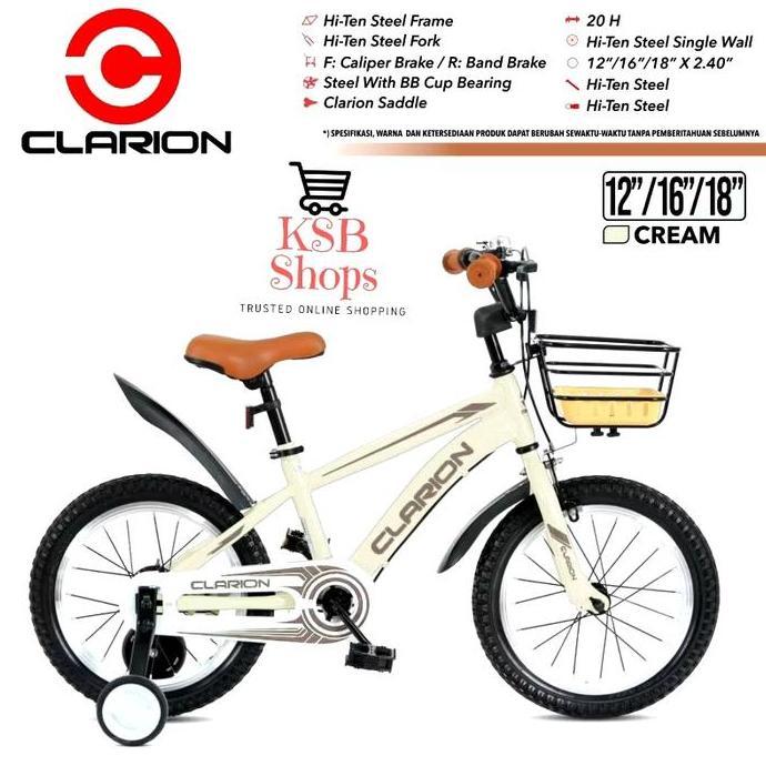 Terbaru [Ksb] Sepeda Anak Laki Cowok Bmx/ Sepeda Anak Peremuan Cewek Ctb Mini Ukuran 12 Inch/ 16 Inc