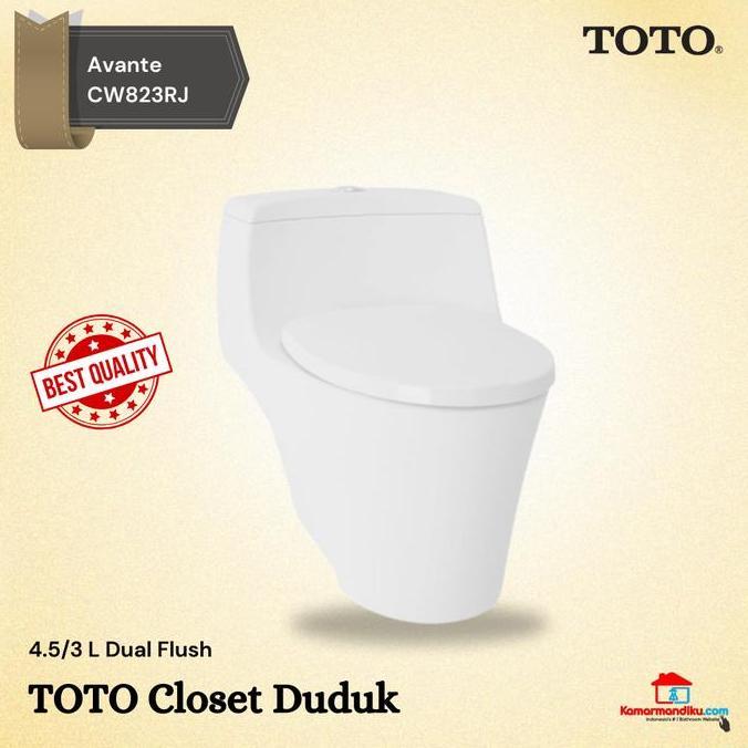 Promo Kloset/Closet TOTO CW823RJ/CW 823 RJ/CW823 RJ/CW 823RJ Avante Rimless COD