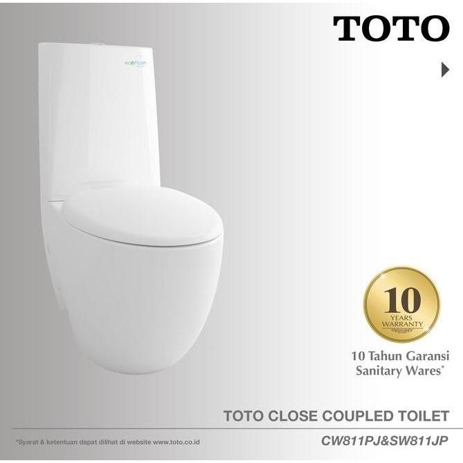 Promo TOTO Closet CW811NPJ/SW811 S | Closet Duduk - Kloset - Kloset Duduk COD