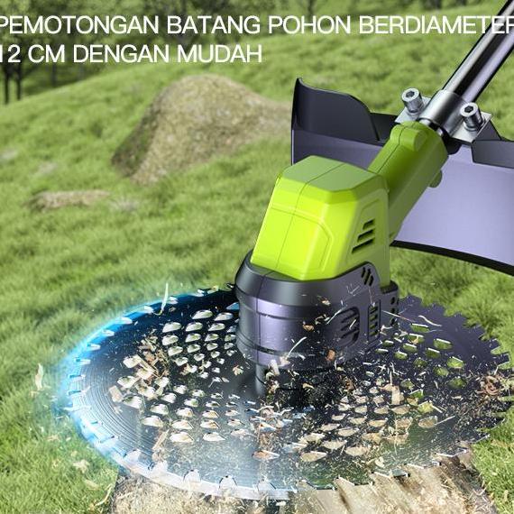 Zper Mesin Potong Rumput Pemotong Rumput Listrik Pemangkas Rumput Dengan Baterai Li-Ion Zp003 Alat P