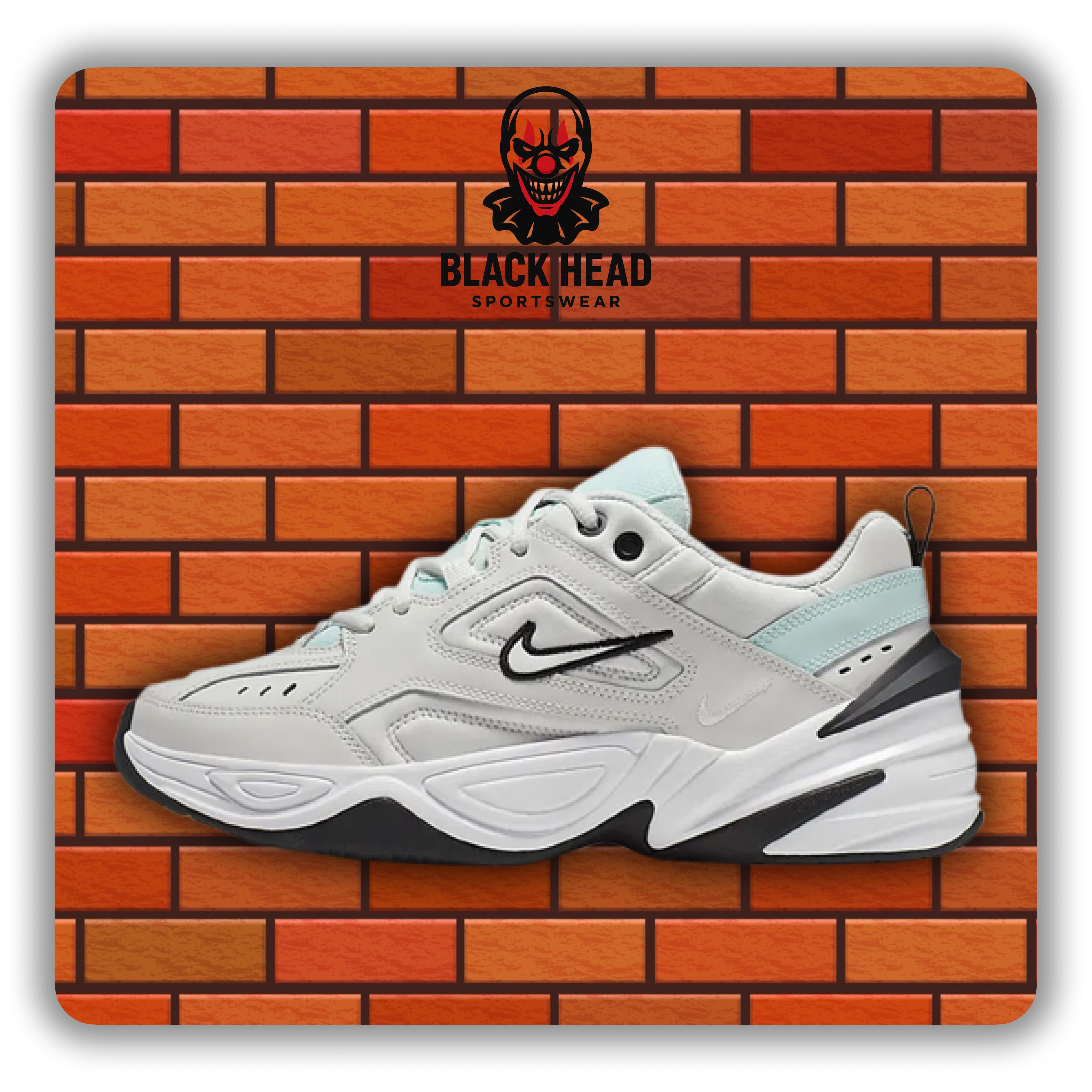 Sepatu Lifestyle M2K Tekno Platinum Tint / White / Teal – Black Head Sportswear