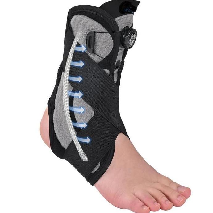 Ankle Brace Support Deker Engkel Kaki Keseleo Alat Penyangga Kaki Orthosis Pelindung Engkel [terbaik