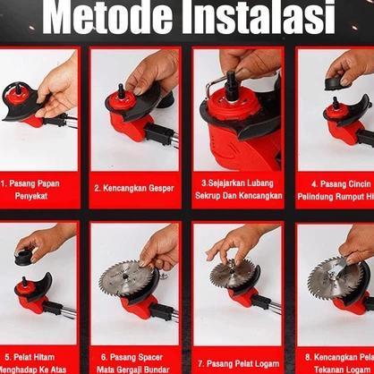 Reaim 88-588Vf 120Menit Mesin Pemotong Rumput Mesin Pemotong Rumput Tanpa Kabel Mesin Pemotong Rumpu