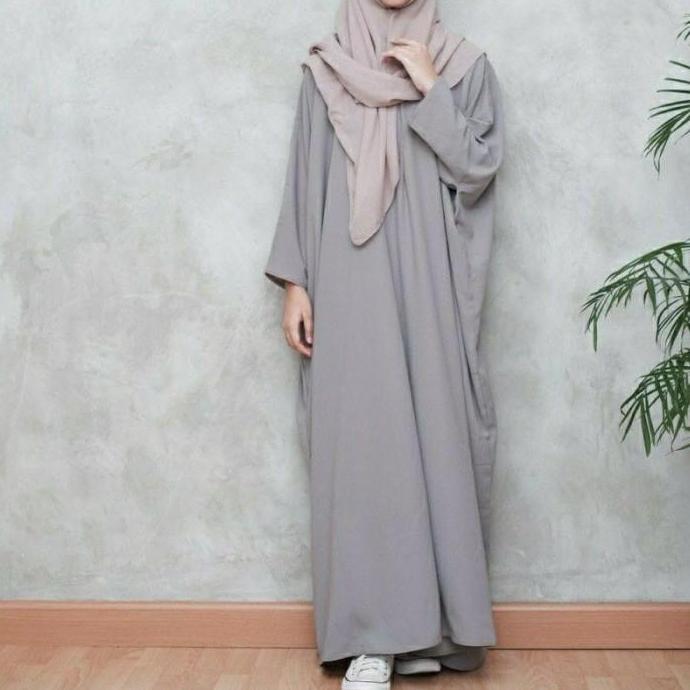 New- Abaya Hitam Polos Wanita Abaya Turkey Baju Umroh Wanita 2022 Basic Aba