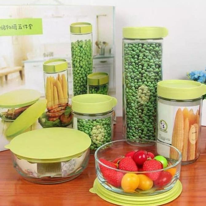 New- MARINE BOWL SET EVER GREEN/TOPLES MANGKOK KACA SET GLASSWARE
