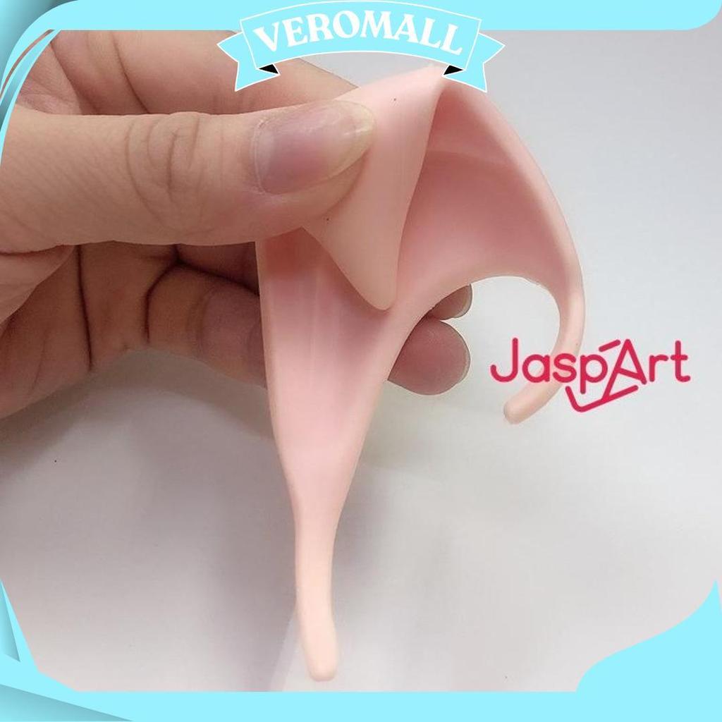 Telinga Palsu Elf Ear Telinga Peri Cosplay Mainan Halloween Knitterr Bahan Silikon Elastis Cosplay O