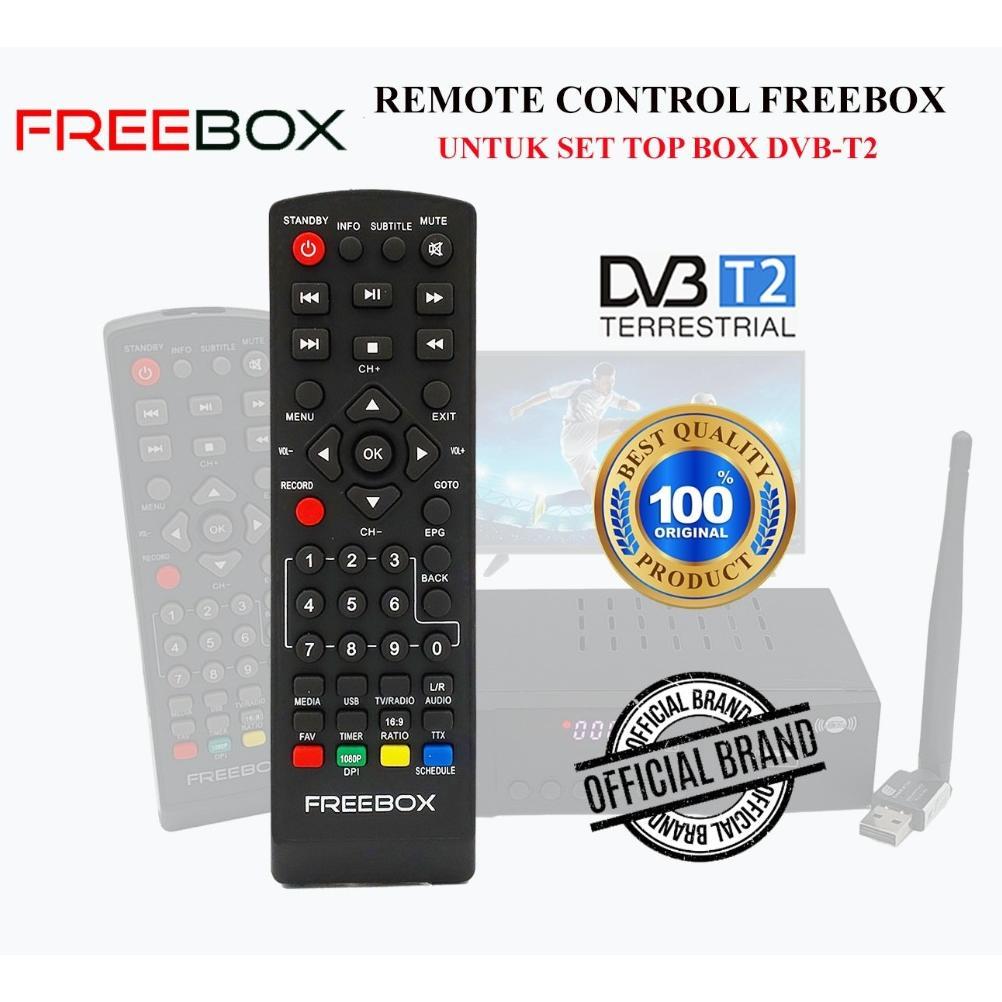 Remote Original STB Set Top Box Freebox H-1 Model Kotak