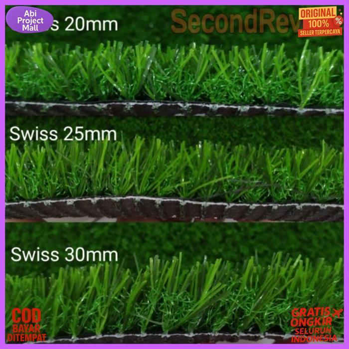Berkualitas Rumput Sintetis Swiss Ukuran 220X20 220X30 220X40 220X50 220X60 220X70 220X80 220X100 Cm
