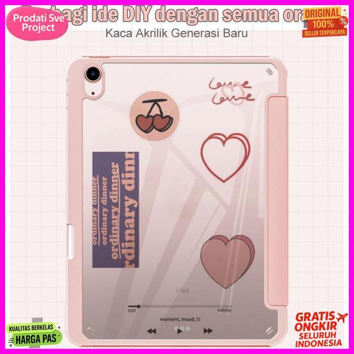 Diskon Ipad Case Acrylic Ipad Case Upgrade Casing Ipad Air 4 Air 5 Case For Ipad 9Th Generation Case