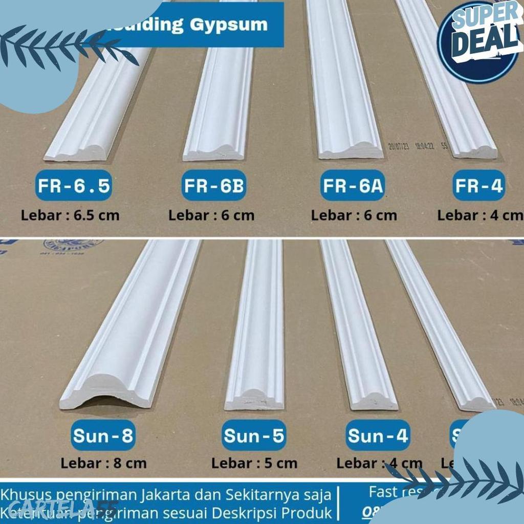 Diskon Kemerdekaan List Wallmoulding Gypsum / List Gypsum Wallmoulding / Wall Moulding Gypsum / Moul