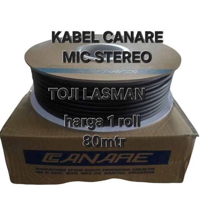 TERMURAH - ( KABEL MIC CANARE 1 ROLL )    use for  CABLE MICROFON MIXER GITAR XLR AKAI SPIKON geisle