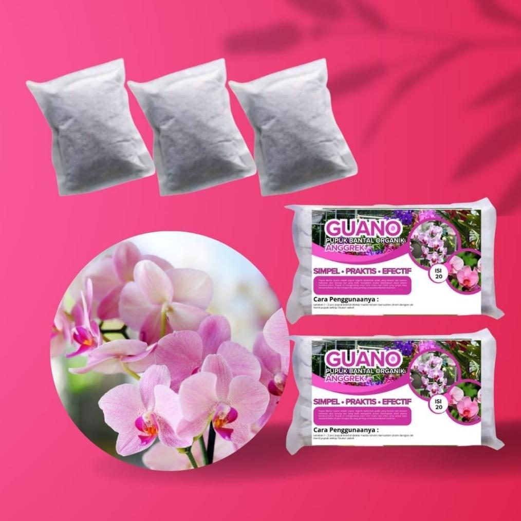 Bisa Cod Ya Kak Guano Pupuk Bantal Organik Buat Anggrek 1 Pack Isi 20 Pcs Gratis 2 Pcs Bunga' Tanama