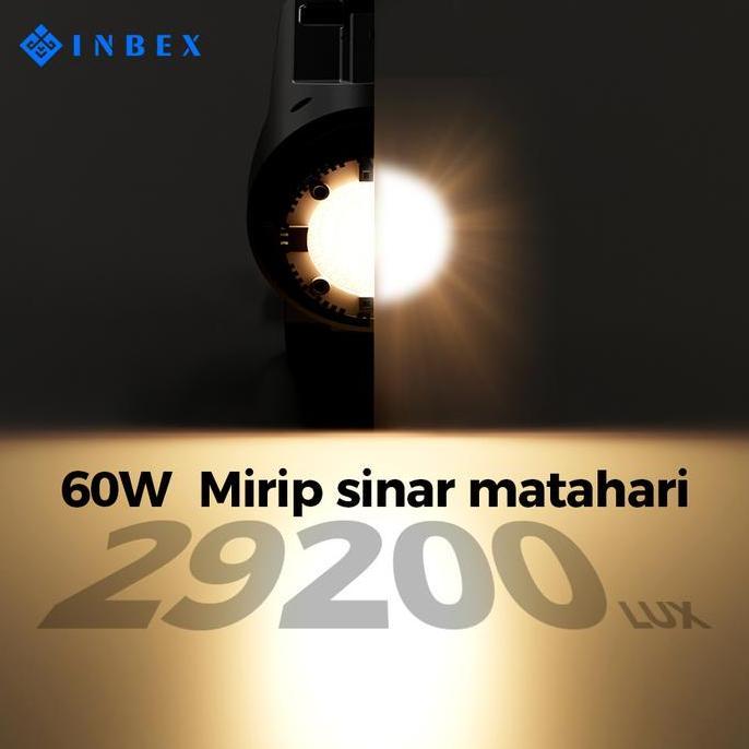 INBEX IL60 Lighting Studio 60W Kontent Kreator Lampu Portabel Studio Mini Lighting Foto