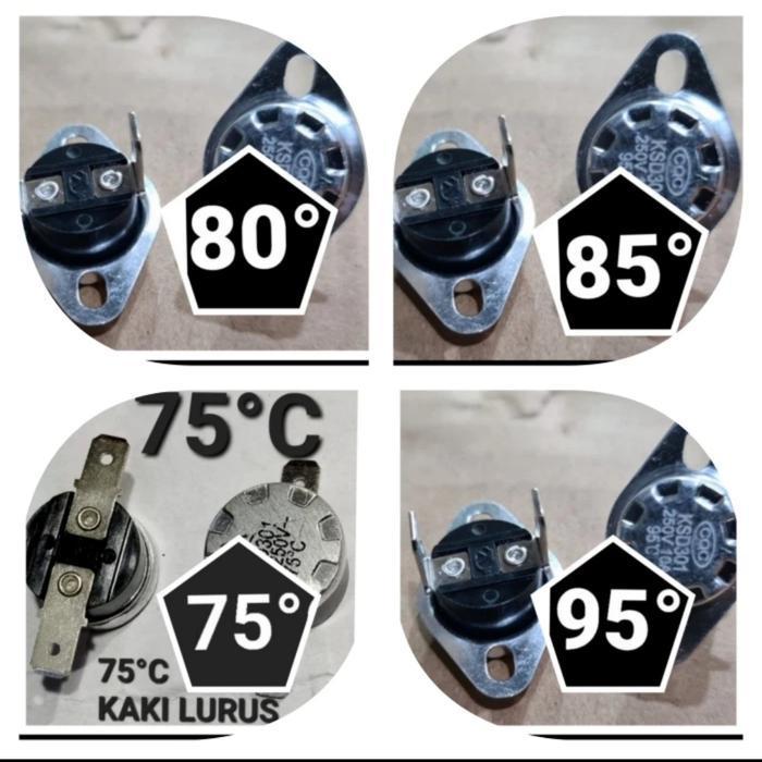 thermostat bimetal ksd301 ksd302 ksd 301 302 10a 250v nc otomatis suhu