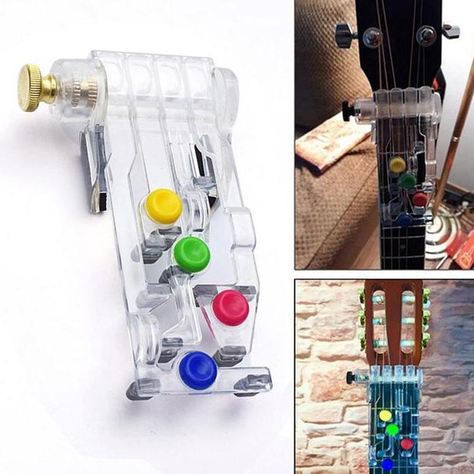 ALABASTER Pembantu belajar gitar chord buddy gitar anti sakit