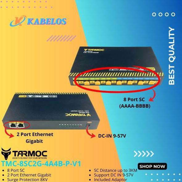 Media Converter 8 Port FO 2 Port Gigabit LAN/ 8 FO 2 Gigabit LAN