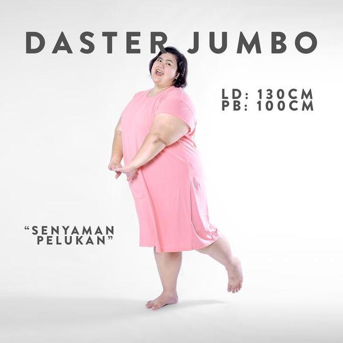 daster size jumbo/ home dress jumbo/ baju tidur wanita jumbo/ daster polos jumbo Kain Kaos Katun Pan