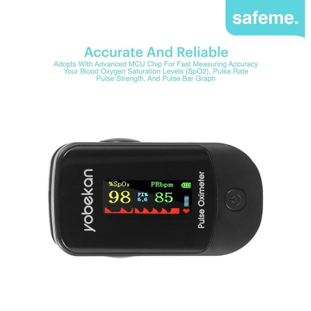 Pulse Oximeter Yobekan YBK303 Alat Pengukur Kadar Saturasi Oksigen SpO2