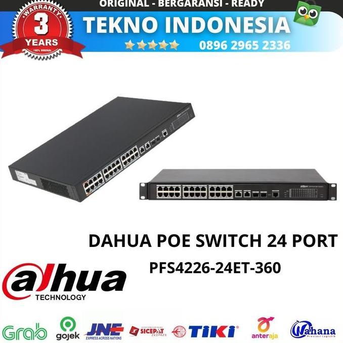 DAHUA POE SWITCH 24 PORT PFS4226-24ET-360