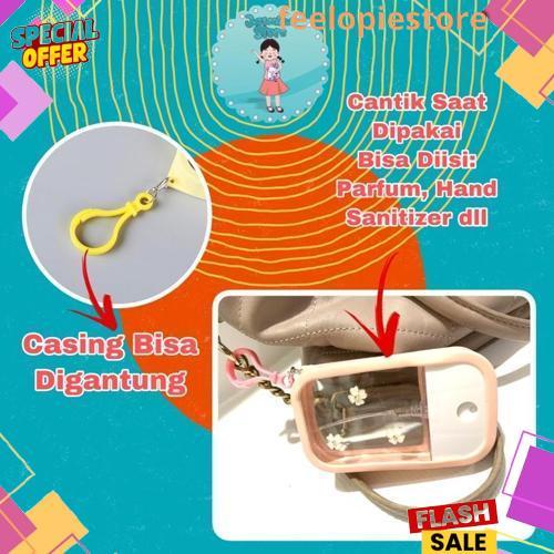 Best Seller Botol Spray Gen 2 Square Gantung/Botol Spray Handsanitizer Pocket Isi Ulang Lucu/Tempat 