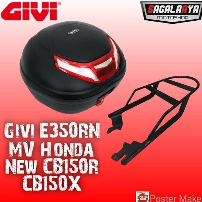 Paket Box Givi E350Rn Bracket Top Box Givi Mv New Cb150R Cb150X Asli