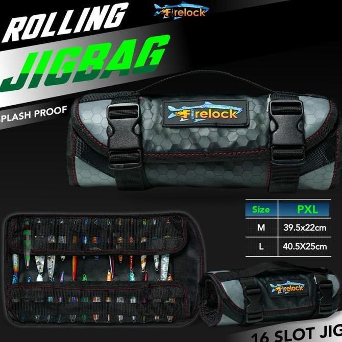 FIRELOCK JIG BAG ROLL | TAS METAL JIG | TEMPAT METAL JIG