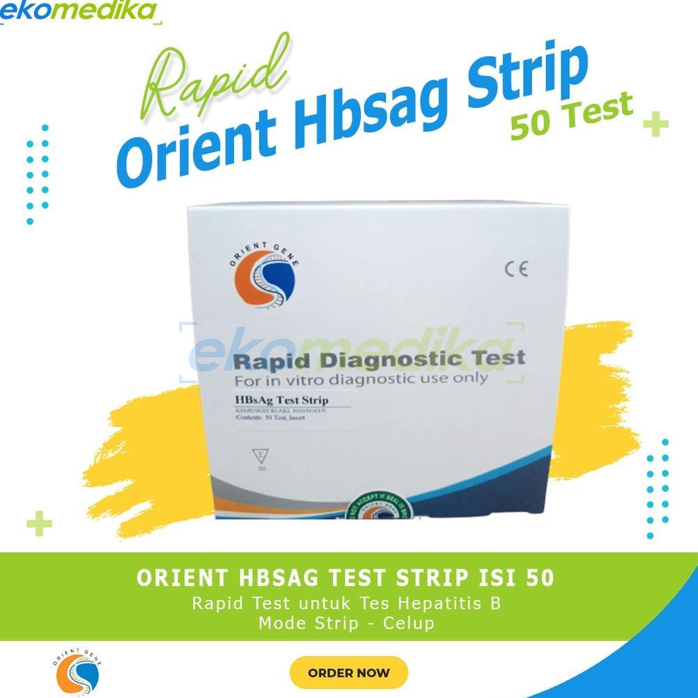 Hbsag Strip ORIENT GENE Hbsag Strip isi 50 / Rapid Test Hbsag Strip ORIENT