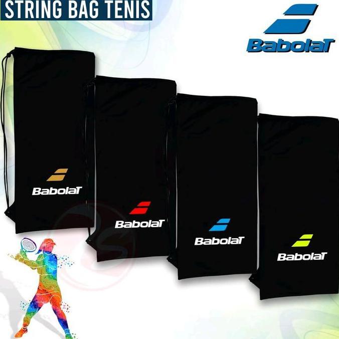 Tas tenis murah string bag tenis tas raket tenis tas serut olahraga tenis pria wanita tas selempang 