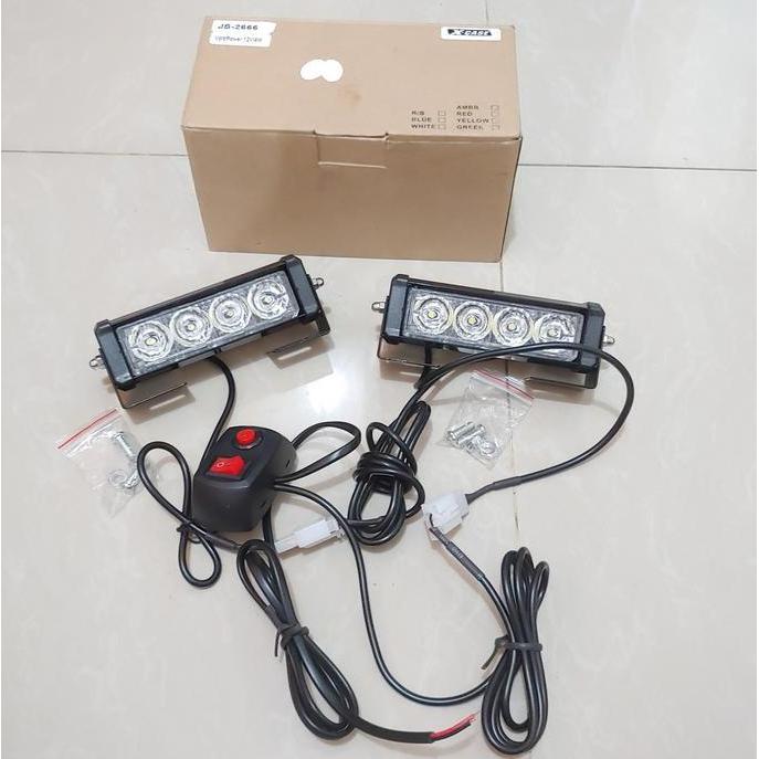 Lampu Strobo Patwal Led Bar Mini Super Terang