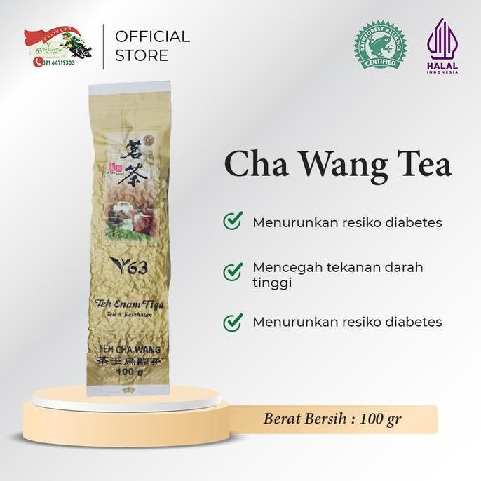 Baru Teh 63 Cha Wang Import 100 Gram