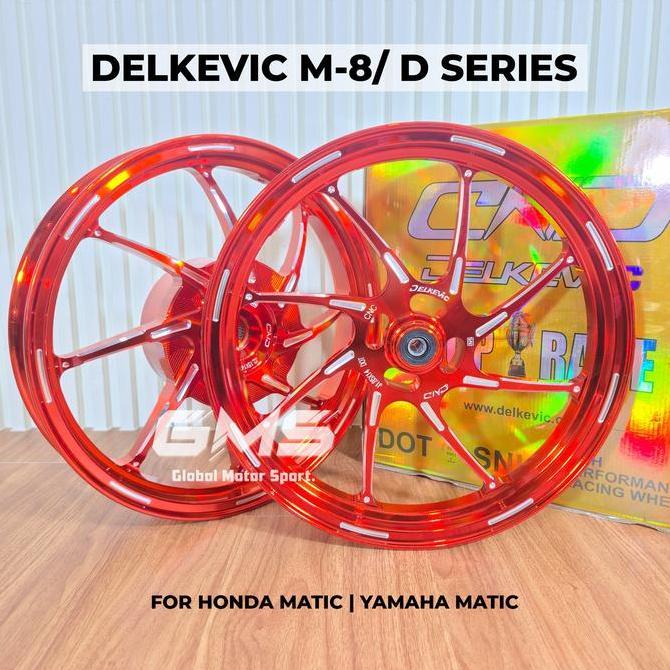 DELKEVIC M8 RING 14 VELG PELAK MOTOR AEROX NMAX NEW VARIO 125/ 150 ABS CBS MIO BEAT SCOOPY ORIGINAL 