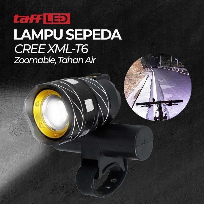 pablo.ntoo - taffled xml-t6 lampu depan sepeda mtb roadbike super terang waterproof