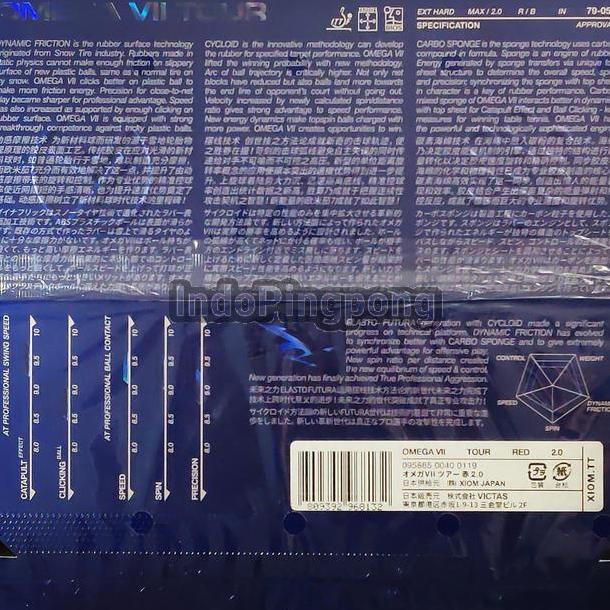 Xiom Omega VII Tour 2.0 - Tenis Meja Pingpong CO