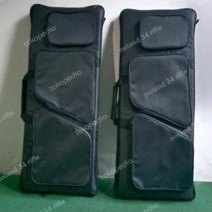 Tas senapan hitam/camo 80cm