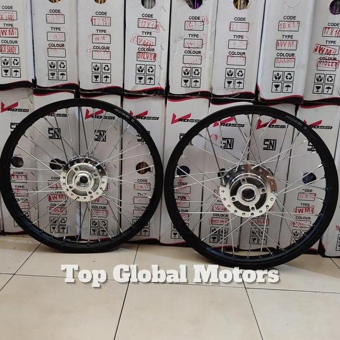 VELG ROSSI JUPITER MX NEW MX KING MX OLD SEPASANG RING 17 - VELG ROSSI ORIGINAL ORIGINAL DAN TERPERC