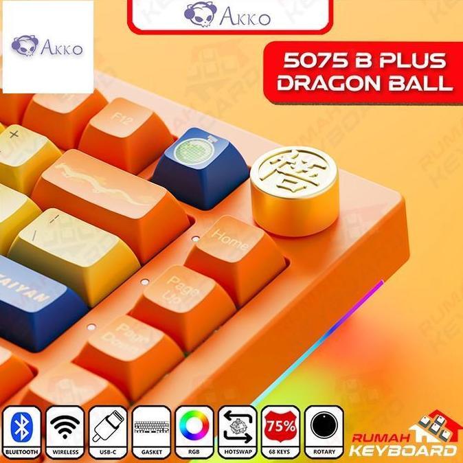 MECHANICAL KEYBOARD - AKKO 5075B PLUS - 3 MODE - 75% - LIMITED EDITION - DB  NARUTO