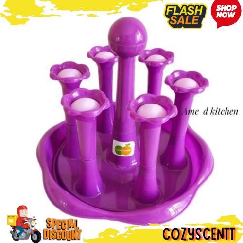 Viral Tempat Gelas 6 Pcs Tg 1037 Golden Sunkist